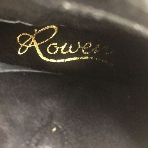 Carlos by Carlos Santana Black Rowen Ankle Boots Block Heels Black Size 8.5 - Picture 4 of 6